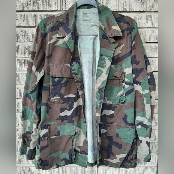 Vintage U.S.‎ Camouflage Combat Jacket (Small-Regular) - Picture 1 of 4